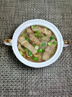 Make Garlic fan fat cow step 14