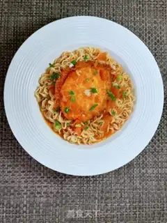 Make Tomato egg noodles step 11