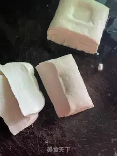 Make Garlic tofu step 1