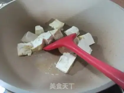Make Live shrimp tofu step 2
