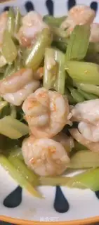 Make Celery and shrimp step 5