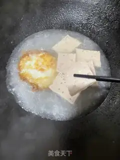 Make Shrimp egg omelet noodles step 8