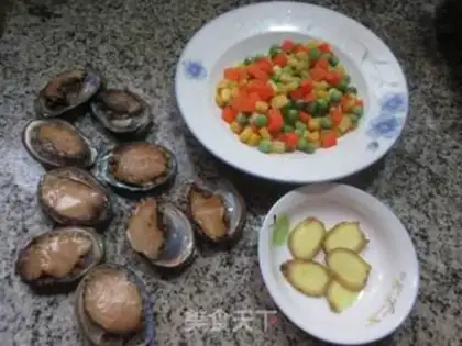 Make Creamed abalone step 0