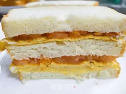 Make Egg cheese sandwich step 8