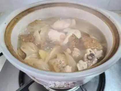 Make Monkey head, chicken soup step 9