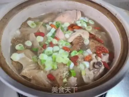 Make Monkey head, chicken soup step 10