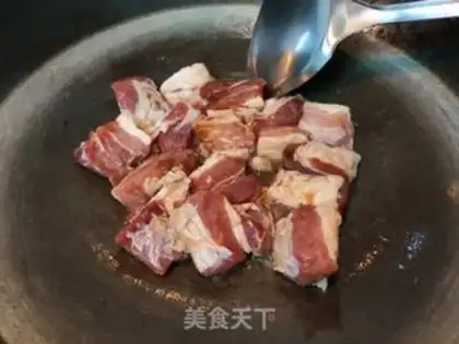 Make Potato red meat step 4