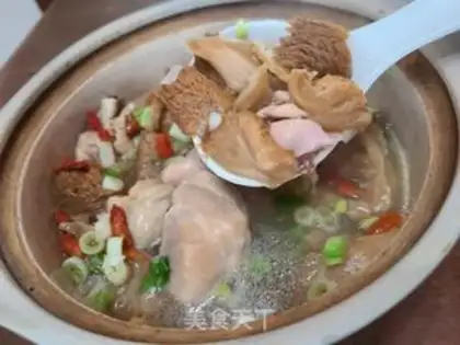Make Monkey head, chicken soup step 12