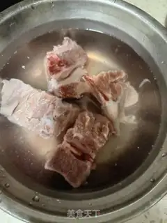 Make Green bean drum bone soup step 0