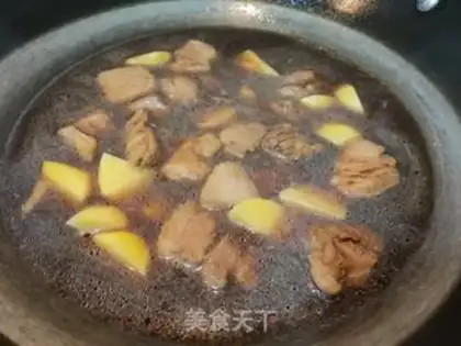 Make Potato red meat step 9