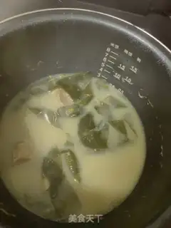 Make Green bean drum bone soup step 6