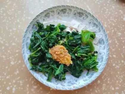 Make Spinach tofu step 5