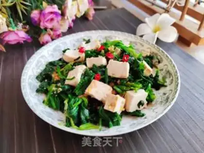 Make Spinach tofu step 6