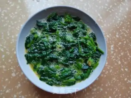 Make Spinach baked eggs step 5