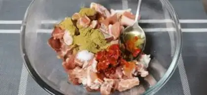 Make Routine lamb step 1
