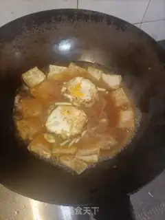 Make Tofu fried eggs step 14