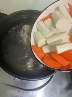 Make Chicken soup from the deer mushroom mountain step 6
