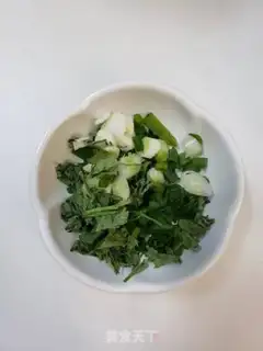 Make Spinach fan soup step 2