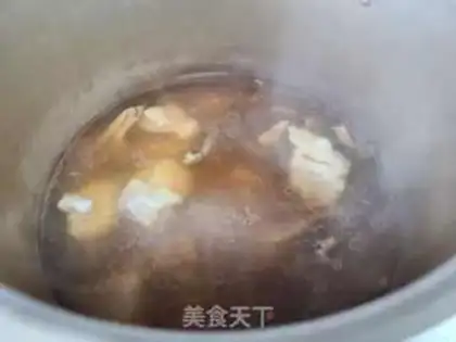 Make Tea, mushroom, bone soup step 9