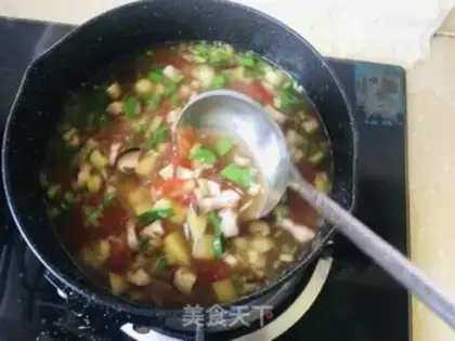 Make Potato beef noodles step 2
