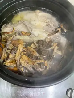 Make Chicken soup from the deer mushroom mountain step 7