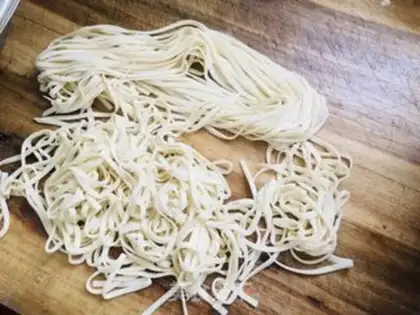 Make Potato beef noodles step 4