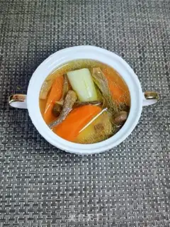Make Chicken soup from the deer mushroom mountain step 9