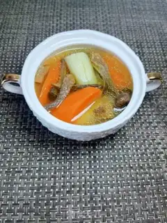 Make Chicken soup from the deer mushroom mountain step 10