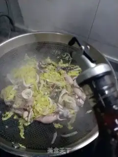 Make Gold cabbage for bronchus step 9