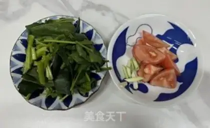 Make Tofu tomato spinach step 2