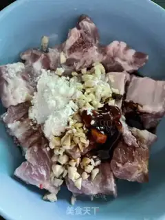 Make Garlic chops, rotting bamboo step 6