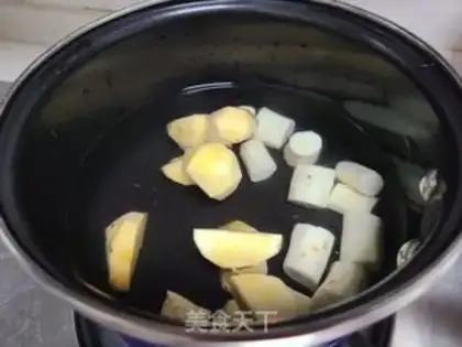 Make Porridge of Chicken Mountain step 2