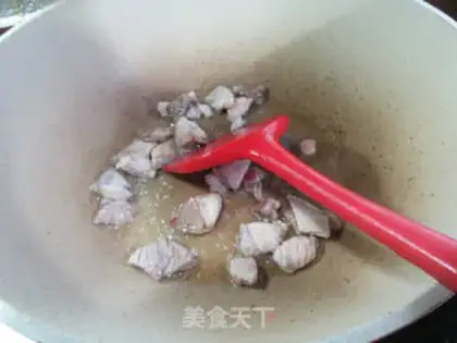 Make Garlic meat and tofu step 3