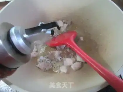 Make Garlic meat and tofu step 4
