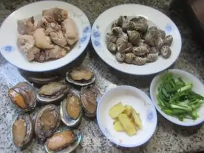 Make Abalone snail chicken step 0
