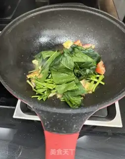 Make Tofu tomato spinach step 6