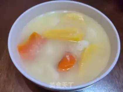 Make Chicken radish porridge step 4
