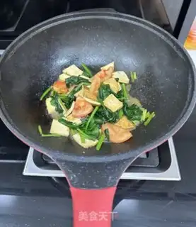 Make Tofu tomato spinach step 8
