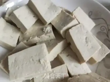 Make Cabbage tofu step 1