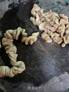 Make Fat intestine tofu step 1