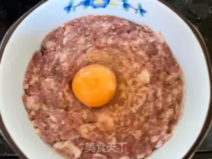 Make Meat and eggs step 1