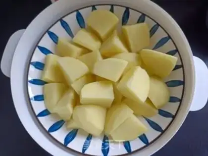 Make Pineapple and mashed potatoes step 1