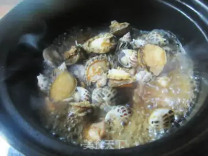 Make Abalone snail chicken step 12