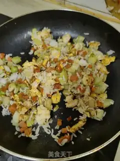 Make Shrimp rice step 12