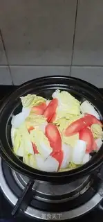 Make Tofu carrot cabbage step 5