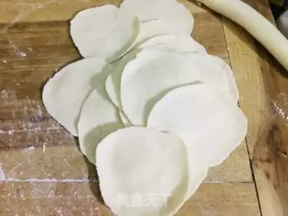 Make Big celery dumplings step 12