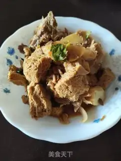 Make Frozen tofu pig tongue step 8
