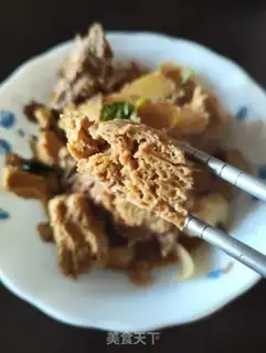 Make Frozen tofu pig tongue step 9