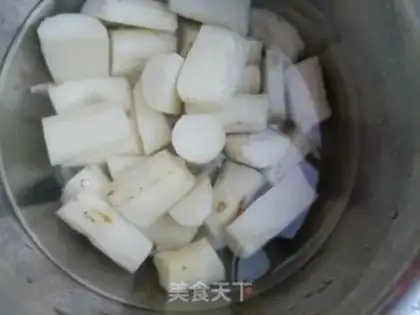 Make ♪ The pox corn stewed dragon bones ♪ step 12