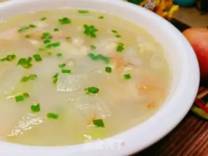 Make Shrimp melon soup step 9